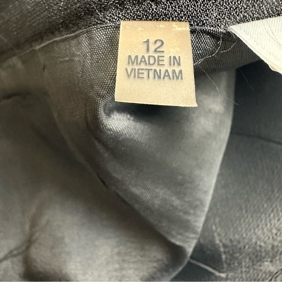 Ann Klein women’s size 12 the executive collection skirt with back zip , black - Picture 6 of 10